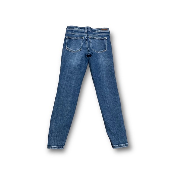 Pilcro and the Letterpress High Rise Skinny Jeans Blue Size 25 Measures 27x26 - Picture 2 of 8